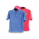 U.S. Kids Golf USKTech Lisle polo dla dzieci, czerwone