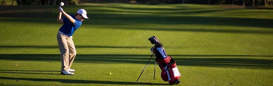 U.S. Kids Golf USKTech Lisle polo dla dzieci, czerwone