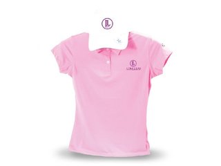 U.S. Kids Golf USKTech Lisle dziewczęce polo, różowe
