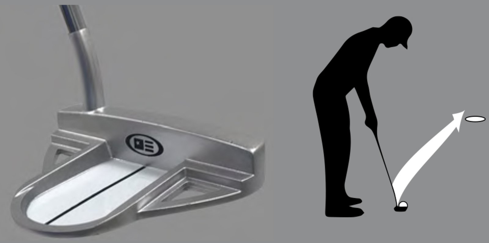 U.S. Kids Golf TS3-66 (167+cm) AIM 3 putter dla juniora 33"
