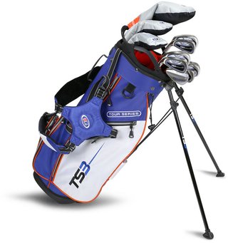 U.S. Kids Golf TS3-51 (130 cm) v15 10-Club golfowy zestaw juniorski, niebiesko/biało/pomarańczowy
