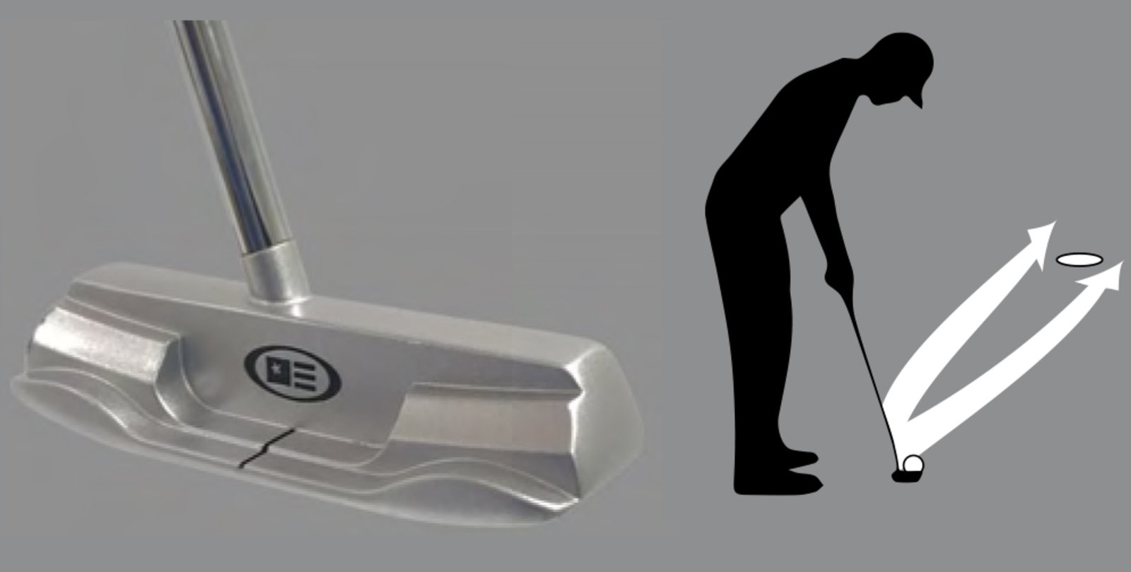 U.S. Kids Golf TS3-51 (130 cm) AIM 2 putter dla juniora