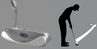 U.S. Kids Golf TS3-51 (130cm) AIM 1 putter dla juniora 26"