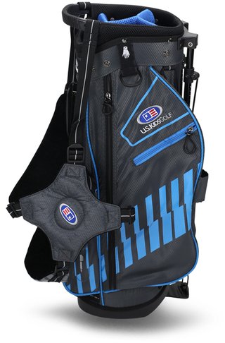 2022 U.S. Kids UL48 (122cm) WT20-s junior stand bag, szaro/niebieski