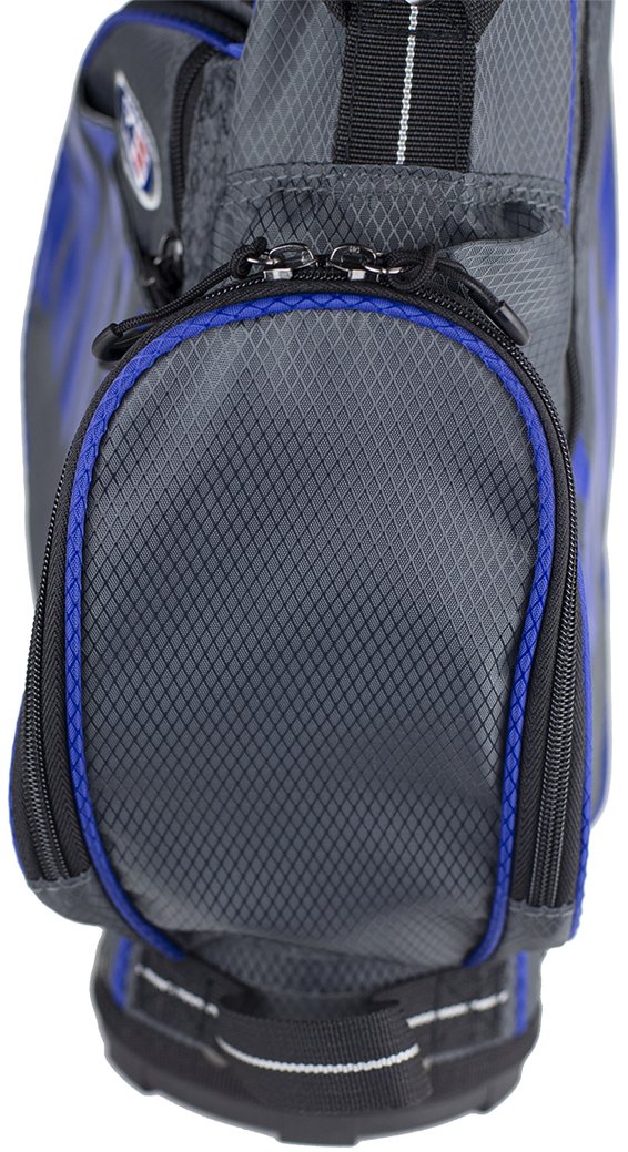 2022 U.S. Kids Golf UL45 (114 cm) WT25-s junior stand bag, szaro/niebieski