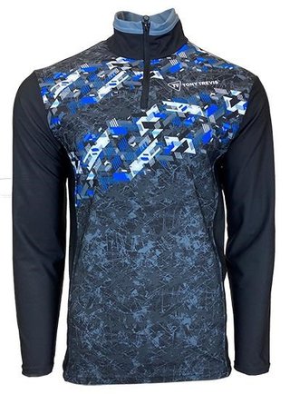 Tony Trevis męska bluza golfowa, czarna