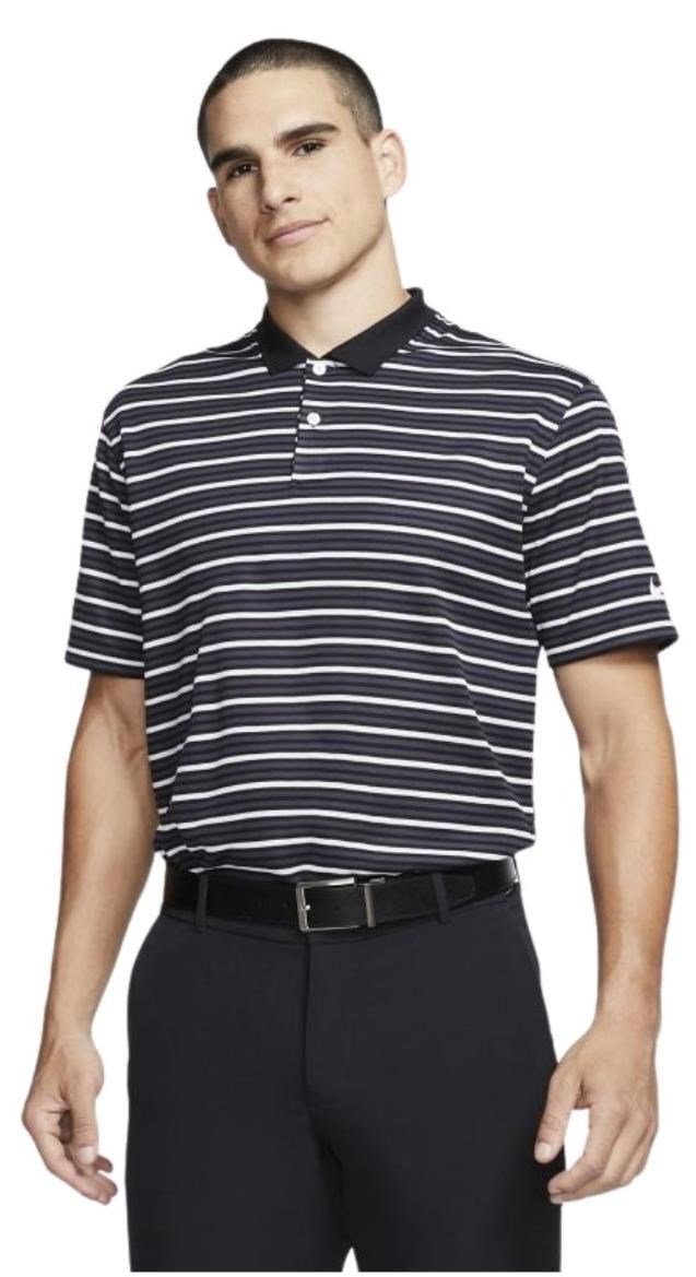 Nike Dri-Fit Victory Stripe OLC damskie polo, czarno/białe