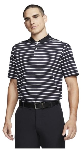 Nike Dri-Fit Victory Stripe OLC damskie polo, czarno/białe