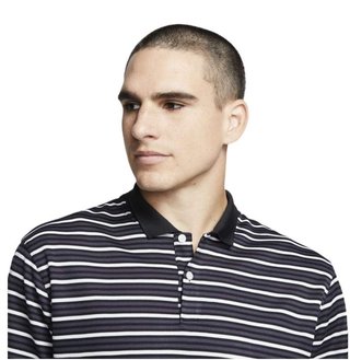 Nike Dri-Fit Victory Stripe OLC damskie polo, czarno/białe