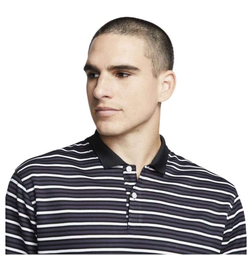 Nike Dri-Fit Victory Stripe OLC damskie polo, czarno/białe