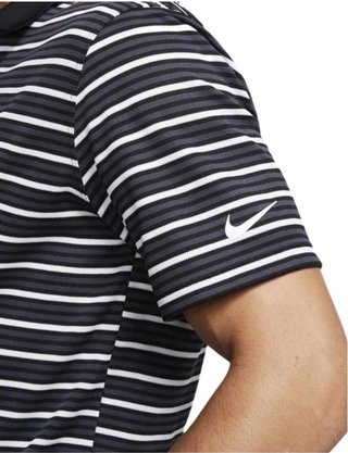 Nike Dri-Fit Victory Stripe OLC damskie polo, czarno/białe