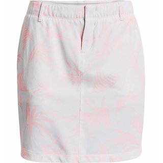 Under Armour Links Woven Printed spódnica golfowa, biało/jasno różowa