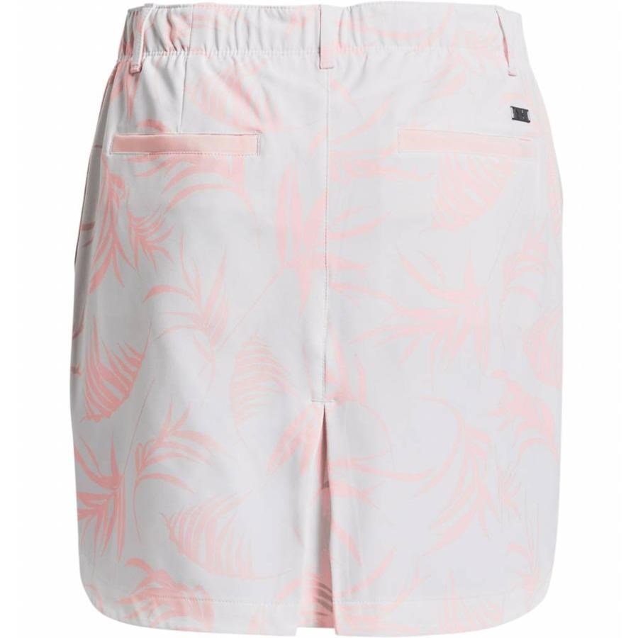 Under Armour Links Woven Printed spódnica golfowa, biało/jasno różowa