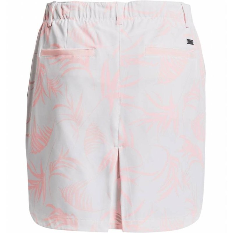 Under Armour Links Woven Printed spódnica golfowa, biało/jasno różowa