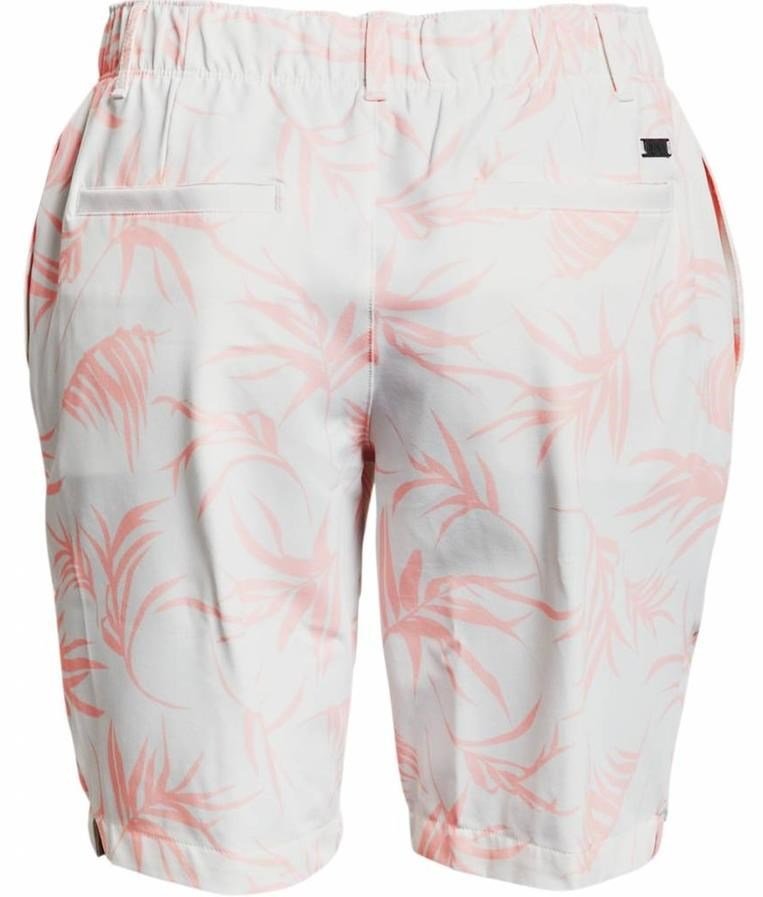 Under Armour Links Printed damskie spodenki, biało/ jasno różowe