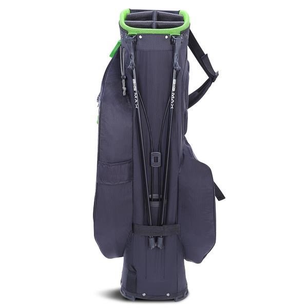 Big Max Dri-Lite Feather stand bag, limonkowo/czarno/charcoal