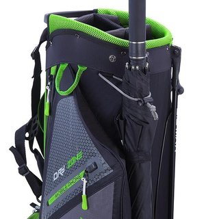 Big Max Dri-Lite Feather stand bag, limonkowo/czarno/charcoal