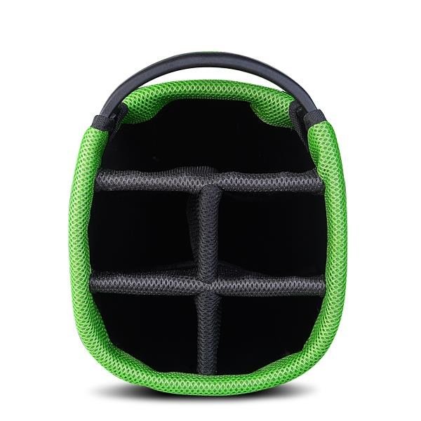 Big Max Dri-Lite Feather stand bag, limonkowo/czarno/charcoal