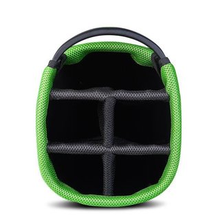 Big Max Dri-Lite Feather stand bag, limonkowo/czarno/charcoal