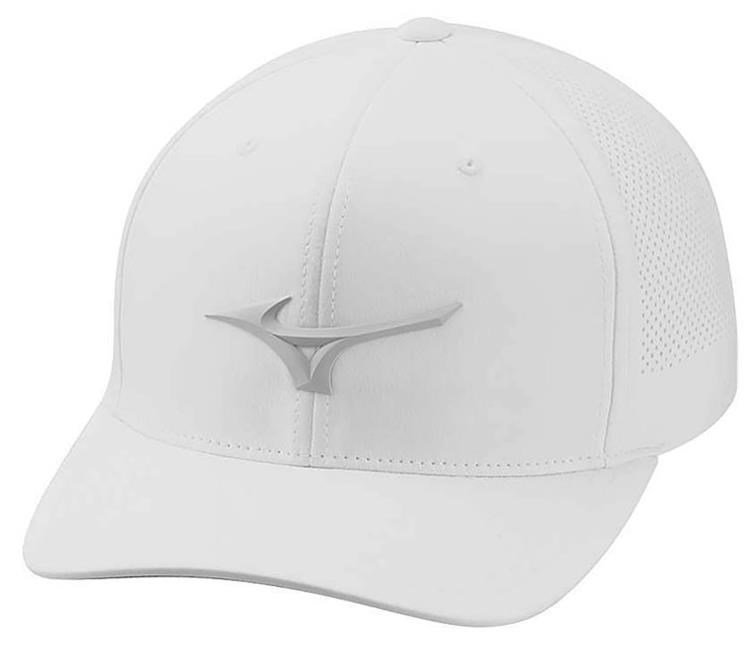 Mizuno Tour Vent Adjustable męska czapka z daszkiem, biała