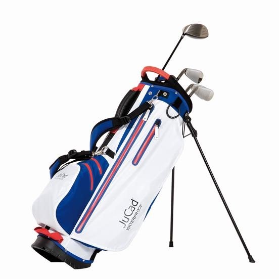 JuCad 2in1 Waterproof stand bag, niebiesko/biało/czerwony
