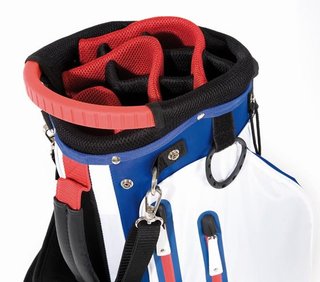 JuCad 2in1 Waterproof stand bag, niebiesko/biało/czerwony