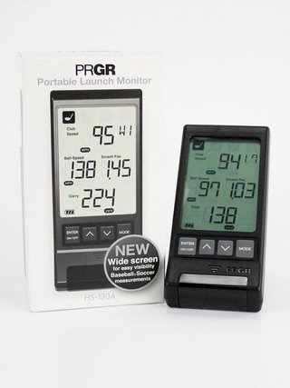SuperSpeed Golf PRGR Black Portable Lauch Monitor
