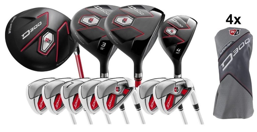 Wilson Staff D300 SL Combo męski zestaw, stal, prawy