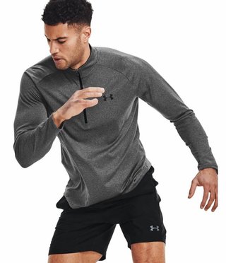 Under Armour Tech 2.0 1/2 Zip męskie polo, szare