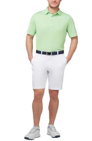 Callaway Heathered Jacquard męskie polo, summer green heather