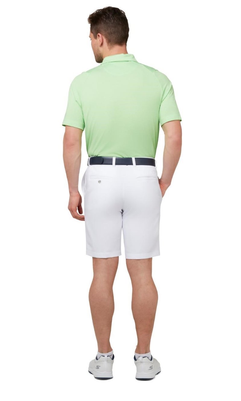 Callaway Heathered Jacquard męskie polo, summer green heather