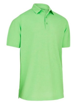 Callaway Heathered Jacquard męskie polo, summer green heather