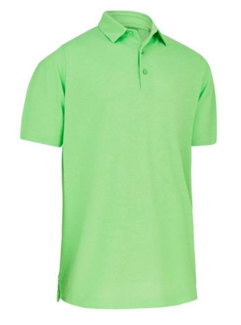 Callaway Heathered Jacquard męskie polo, summer green heather