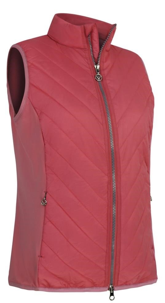 Callaway Lightweight Quilted damska kamizelka, czerwona