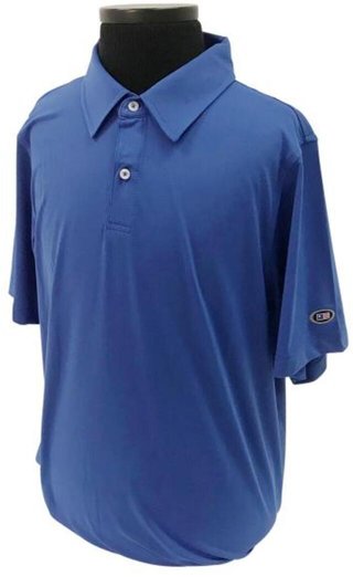 U.S. Kids Golf USKTech Lisle polo dla dzieci, niebieskie
