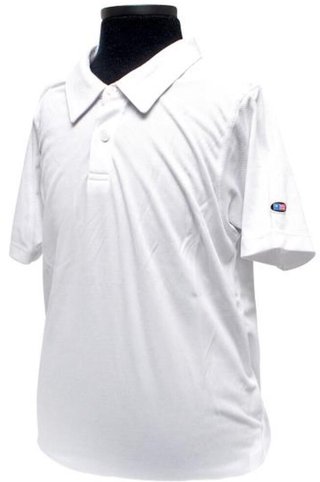U.S. Kids Golf USKTech Lisle polo dla dzieci, białe