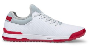 Puma Proadapt Alphacat  męskie buty golfowe, biało/srebrno/czerwone