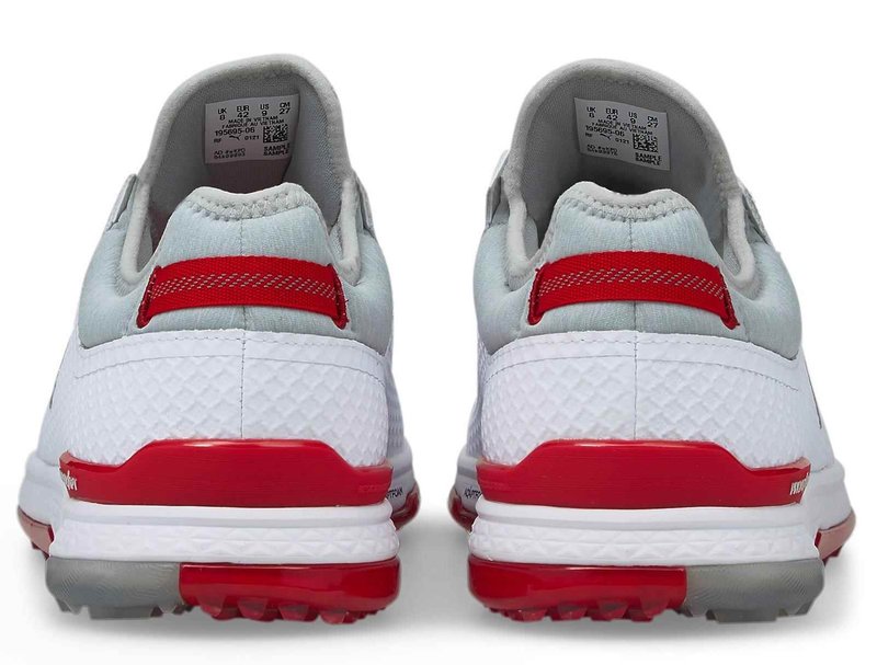 Puma Proadapt Alphacat  męskie buty golfowe, biało/srebrno/czerwone