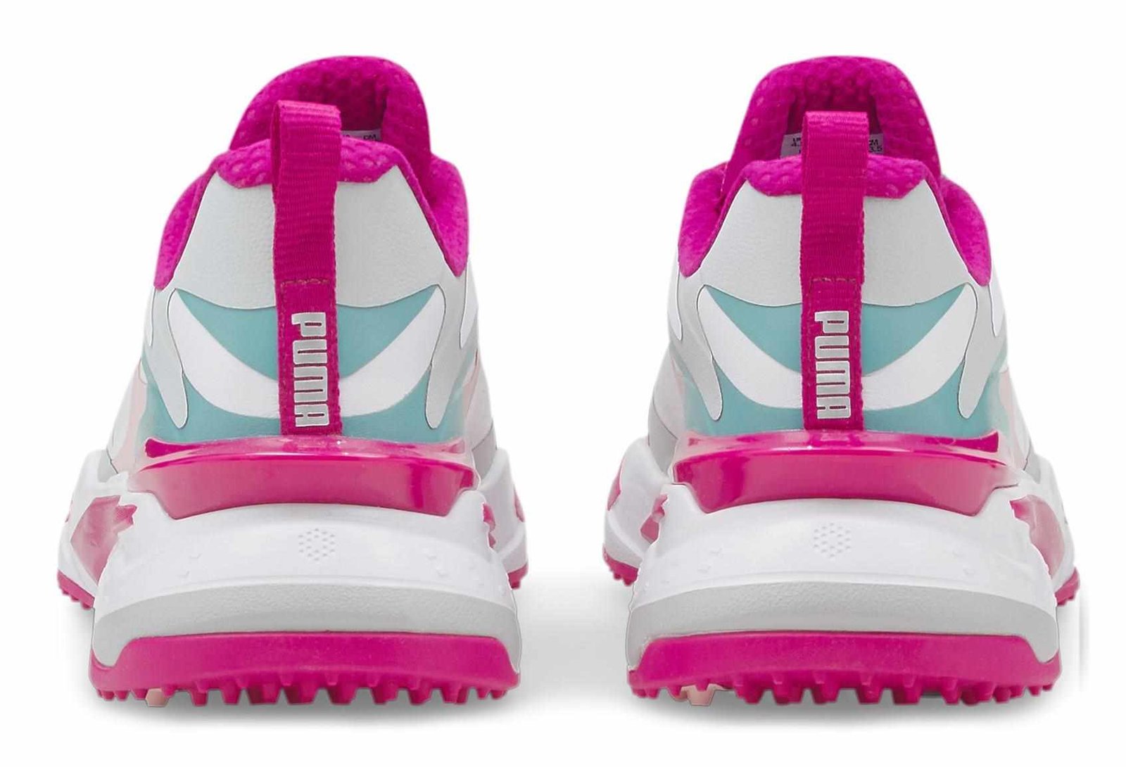 Puma GS-FAST damskie buty golfowe, white/chalk pink/porcelain (BEZ PUDEŁKA)