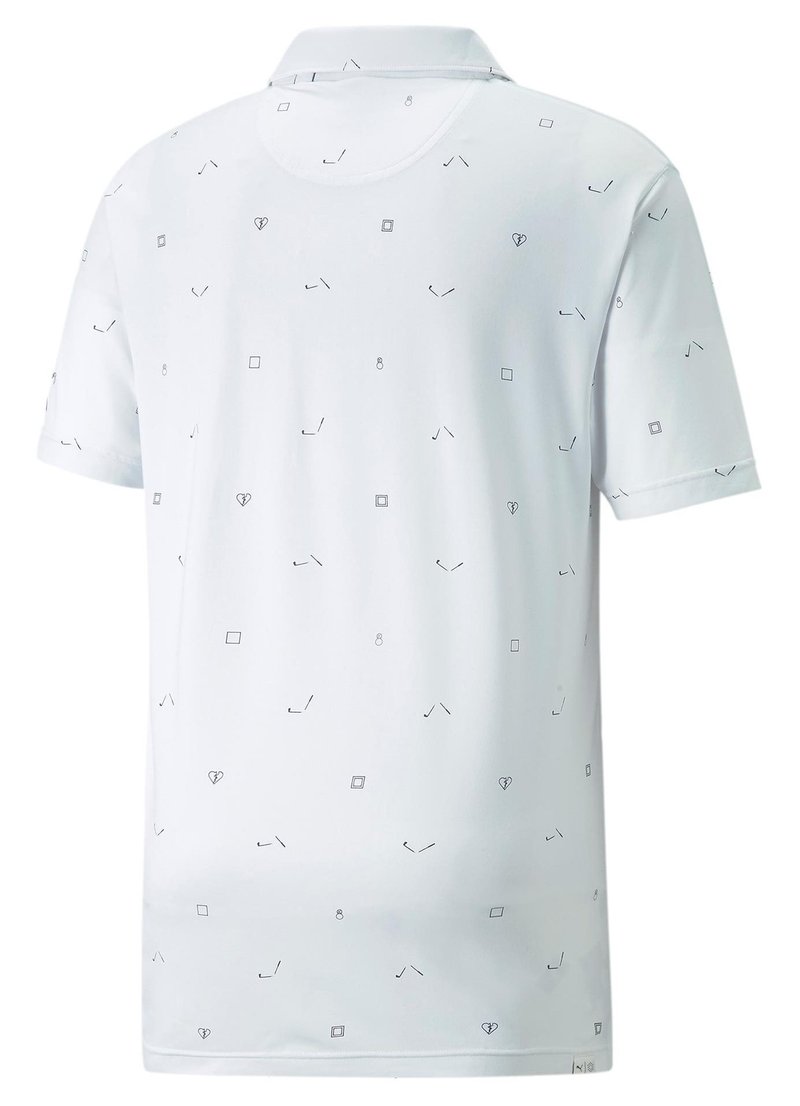 Puma Cloudspun H8 męskie polo, białe
