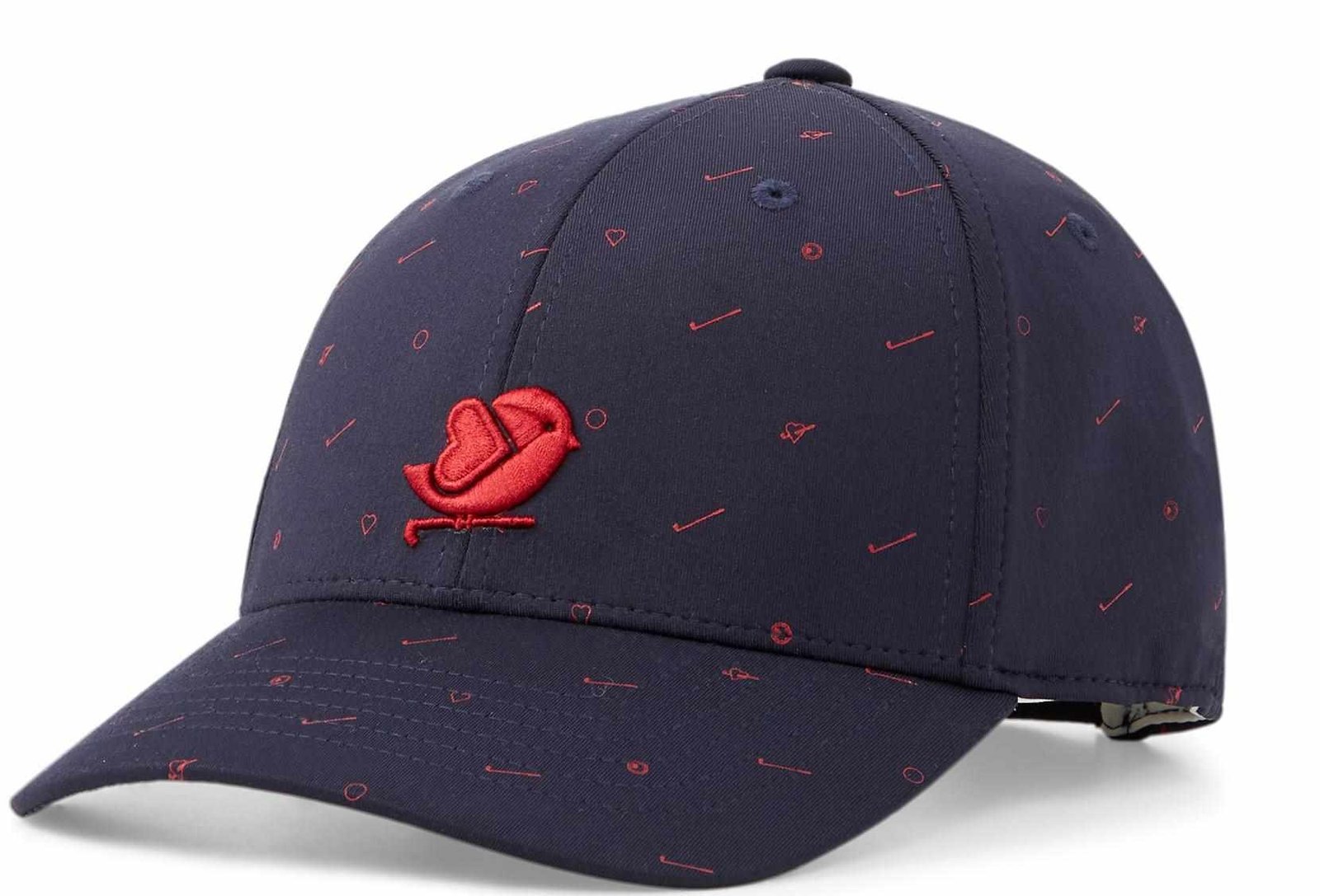 Puma Love Golf Classic damska czapka z daszkiem, granatowo/czerwona