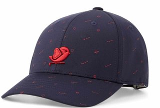 Puma Love Golf Classic damska czapka z daszkiem, granatowo/czerwona
