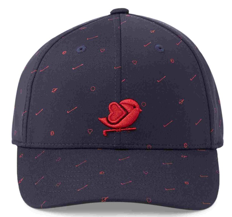 Puma Love Golf Classic damska czapka z daszkiem, granatowo/czerwona