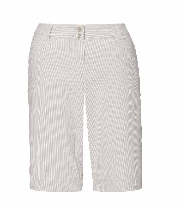 Callaway Yarn Dye Stripe Ladies Short 13, beige
