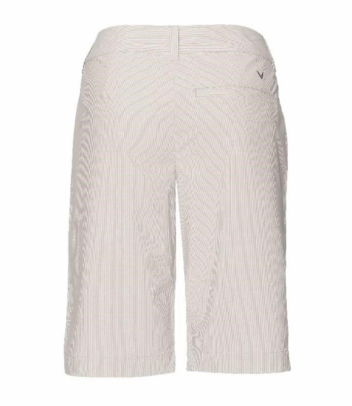 Callaway Yarn Dye Stripe Ladies Short 13, beige
