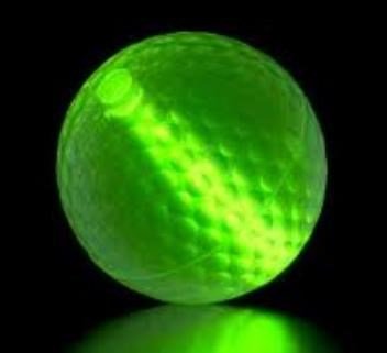 Glow Stick for Golf Ball paluszek do piłeczki świecącej, zielony, 1 sztuka