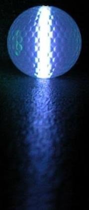 Glow Stick for Golf Ball paluszek do piłeczki świecącej, zielony, 1 niebieski