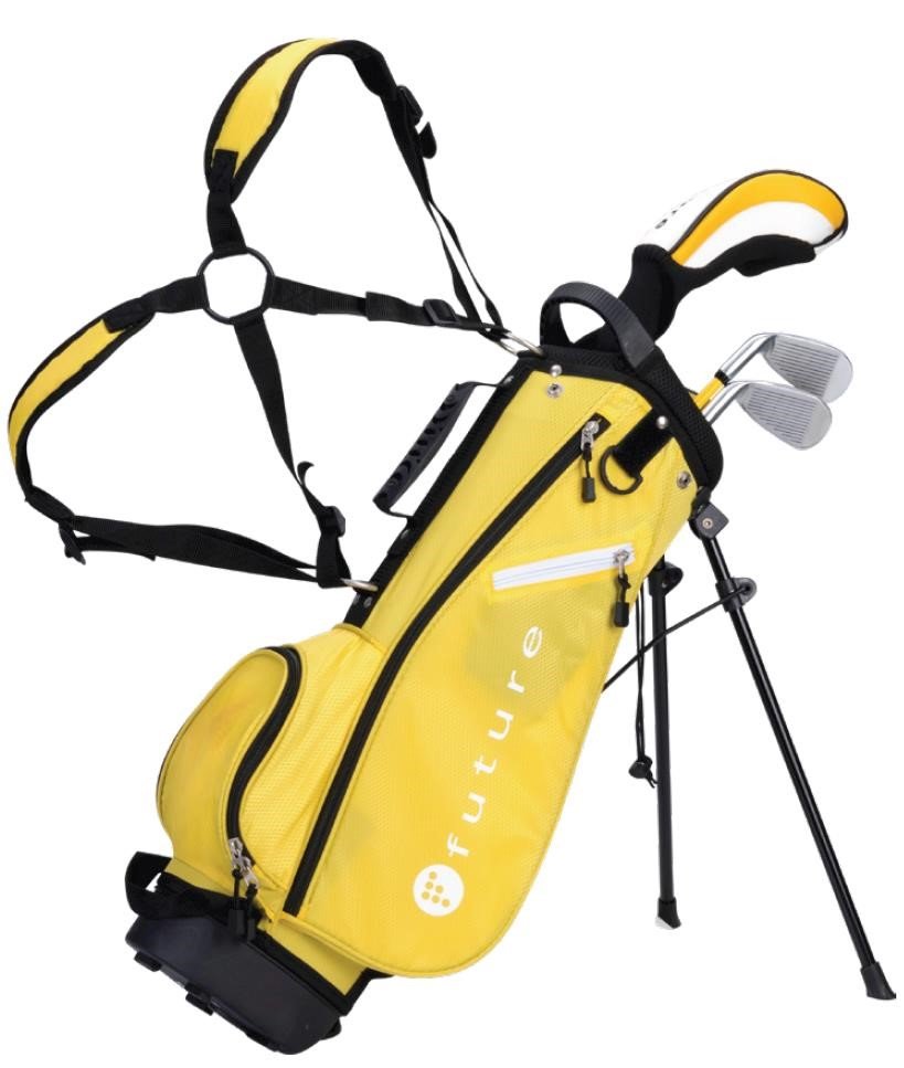 Spalding Future Junior golfowy zestaw dziecięcy, 105-120 cm - żółty