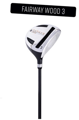 Spalding Future Junior golfowy zestaw dziecięcy, 120-130 cm, czerwony