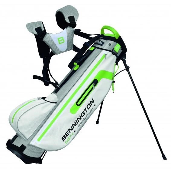 Bennington Easy 4 Water Resistant stand bag, biało/limonkowy